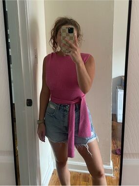 Free People Knit Wrap Top